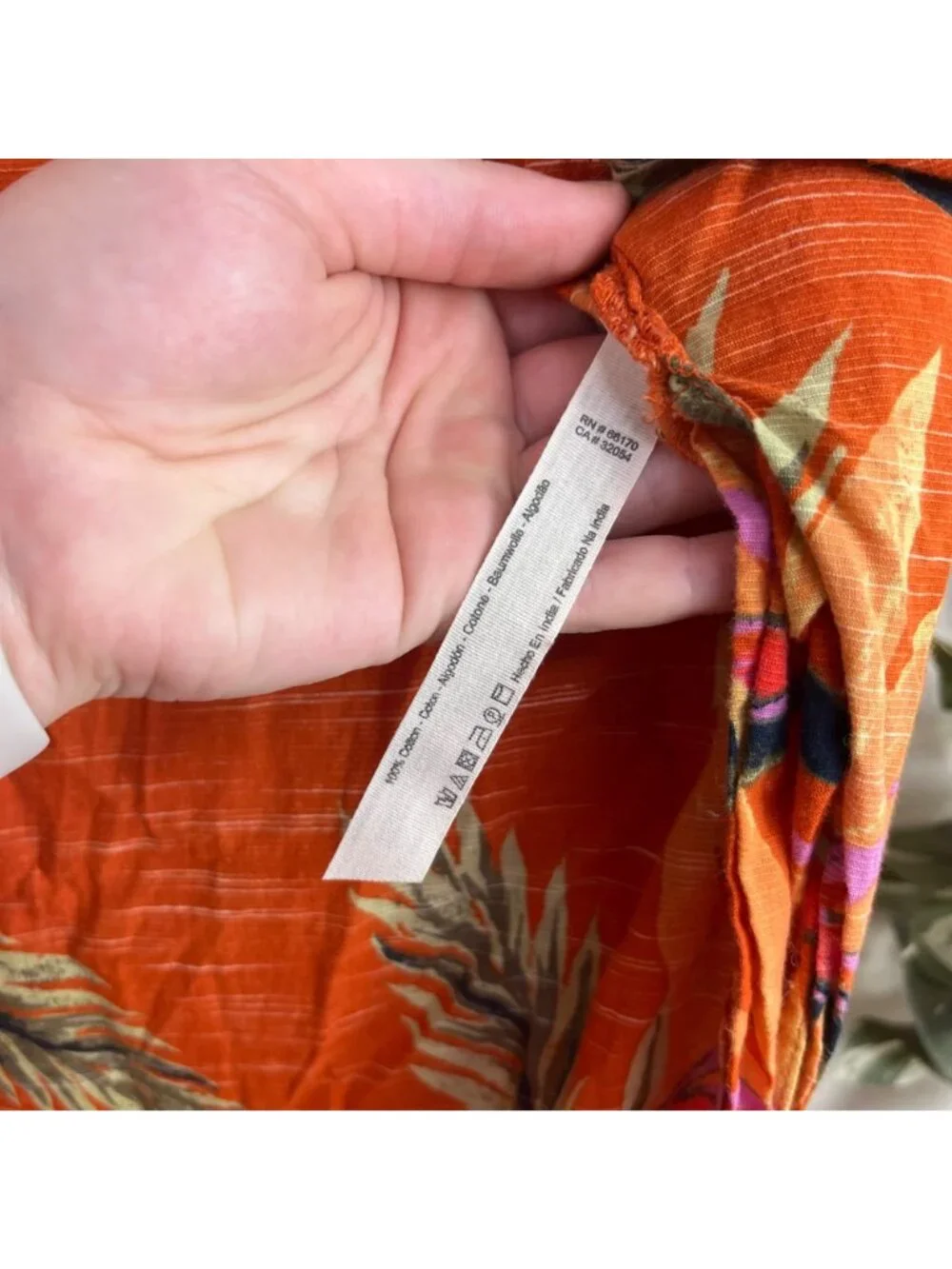 Free People Intimately Read My Palm Kimono Terracotta Women’s Size M